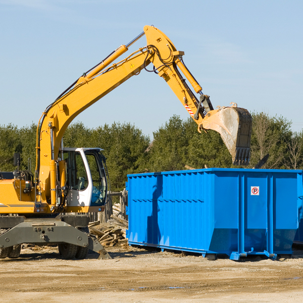 what size residential dumpster rentals are available in New Hope Virginia